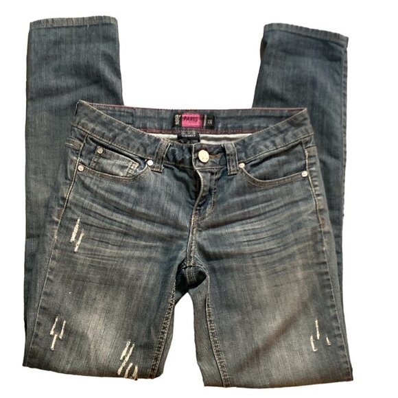 RSQ Paris Skinny Jeans Junior Sz 7R #113i - Picture 5 of 9